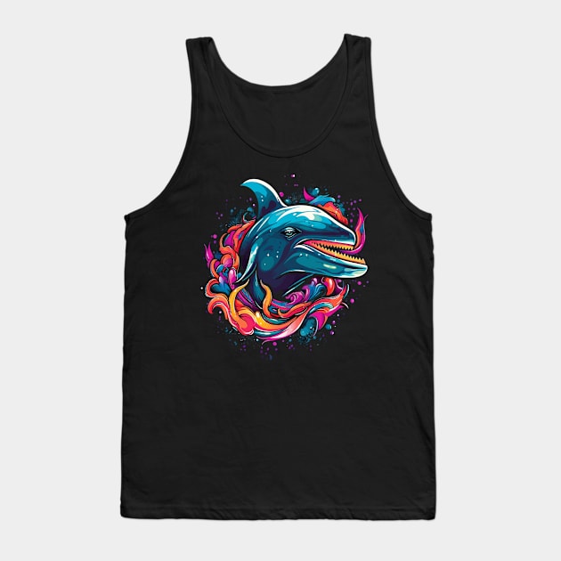 Dolphin Smiling Tank Top by JH Mart